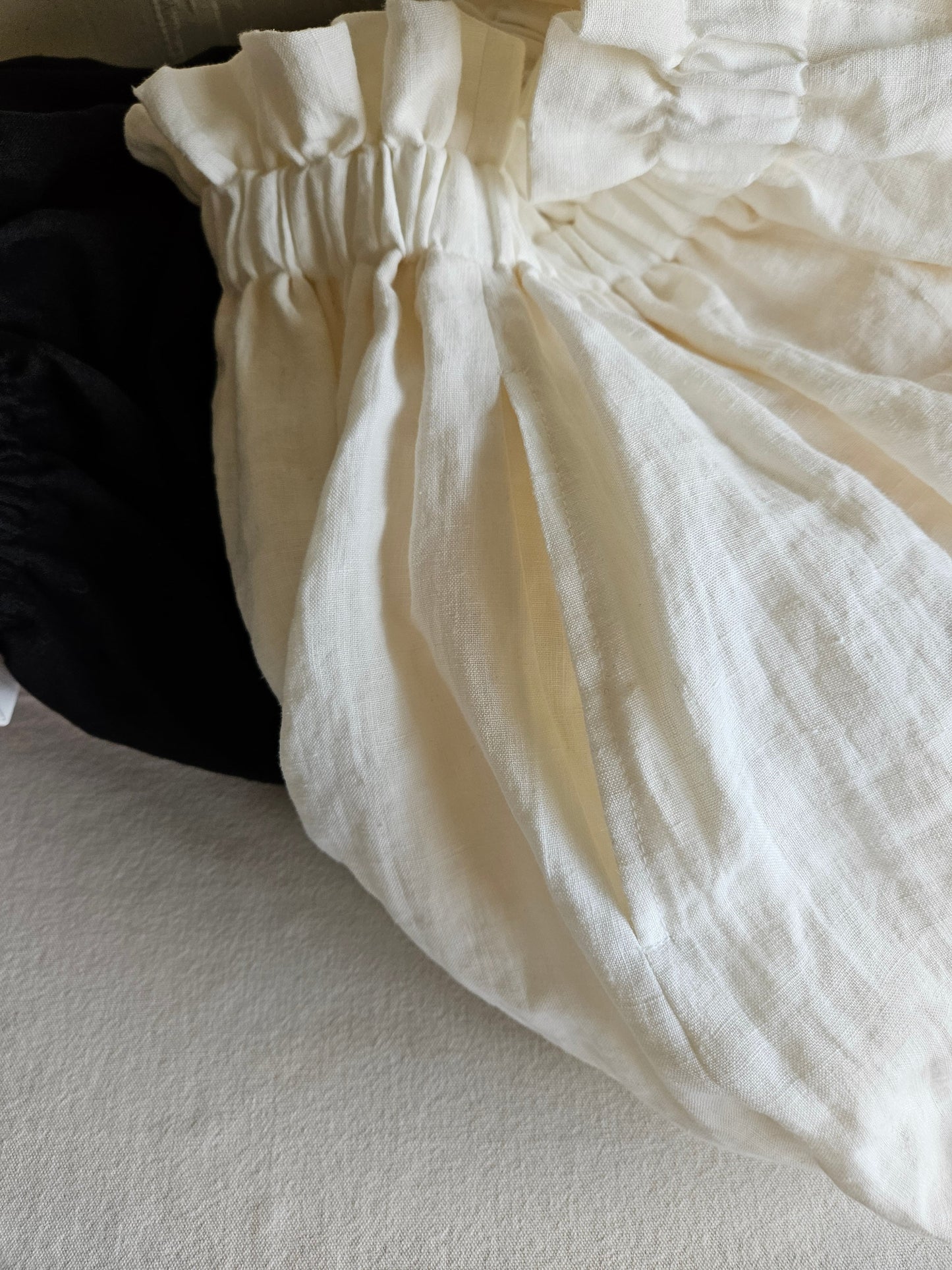 Ecru white　アンティークドールなドロワーズパンツ Antique doll Drawers pants　