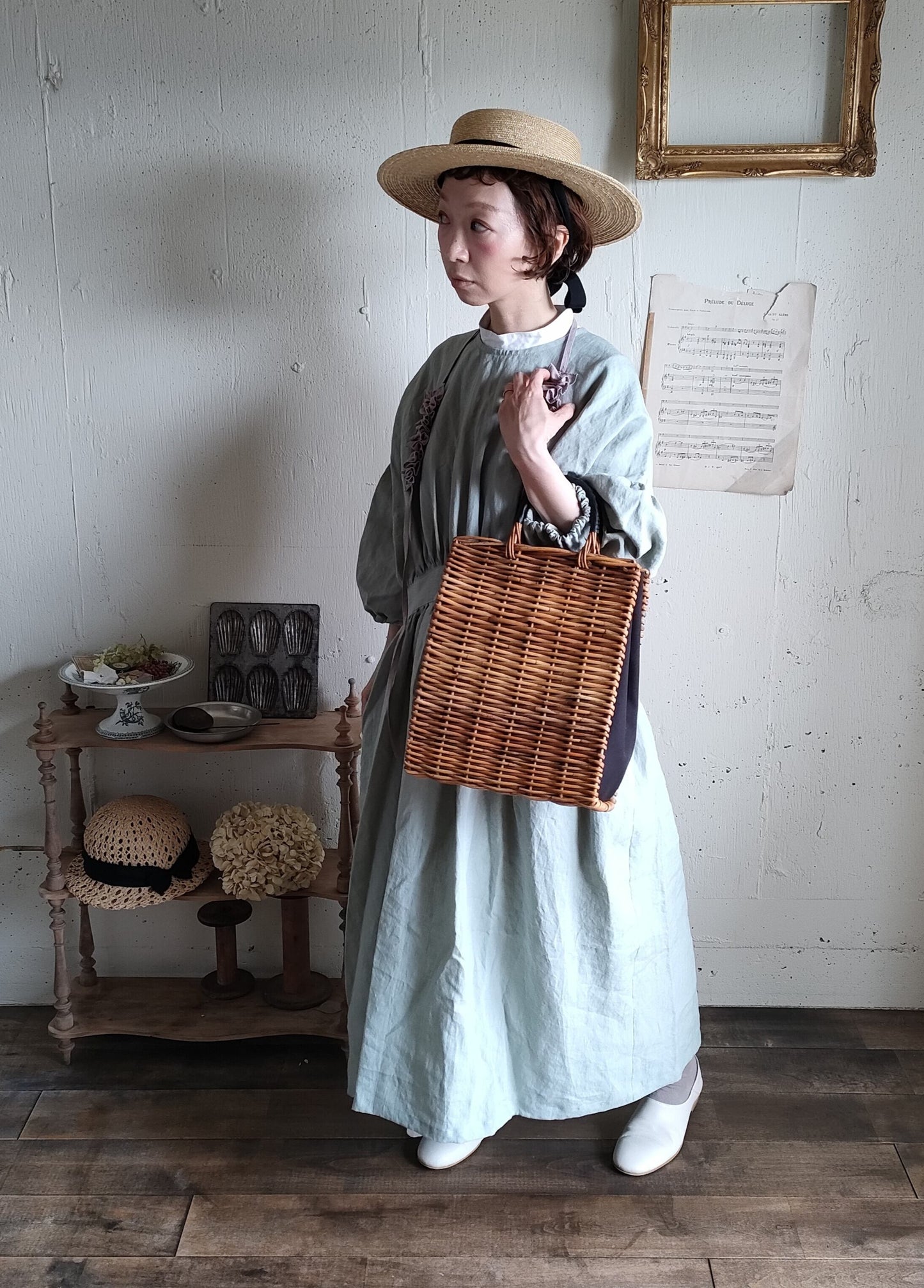 Ararog tote bag アラログトートバッグ　アラログかごバッグ　カゴバッグ　ラタンかごバッグ　