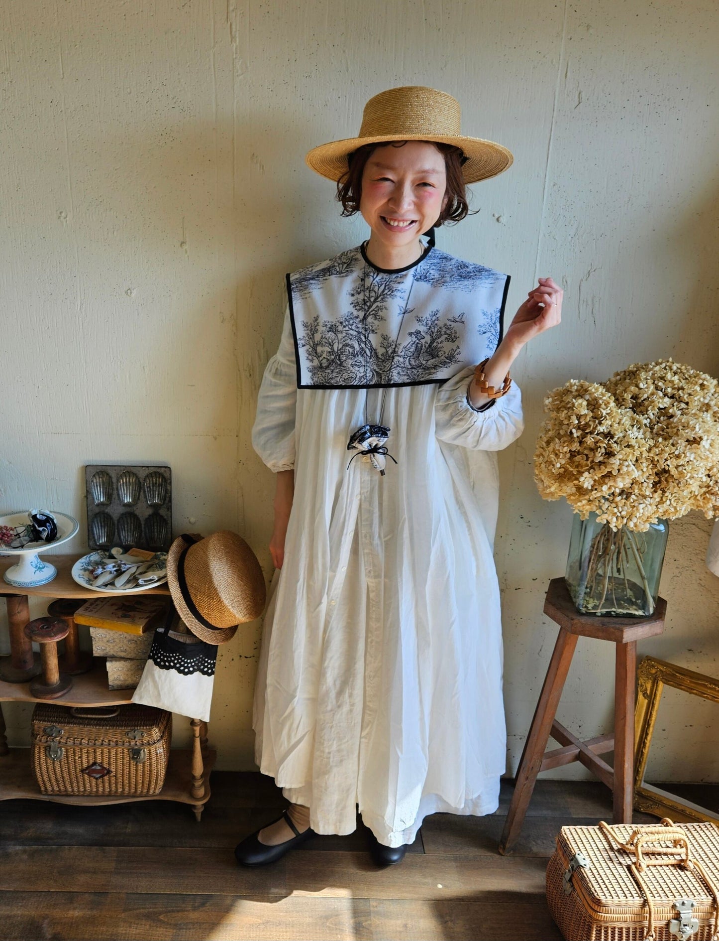 トワルドジュイ ヒミツのセーラーつけ襟      gobelin toile de jouy