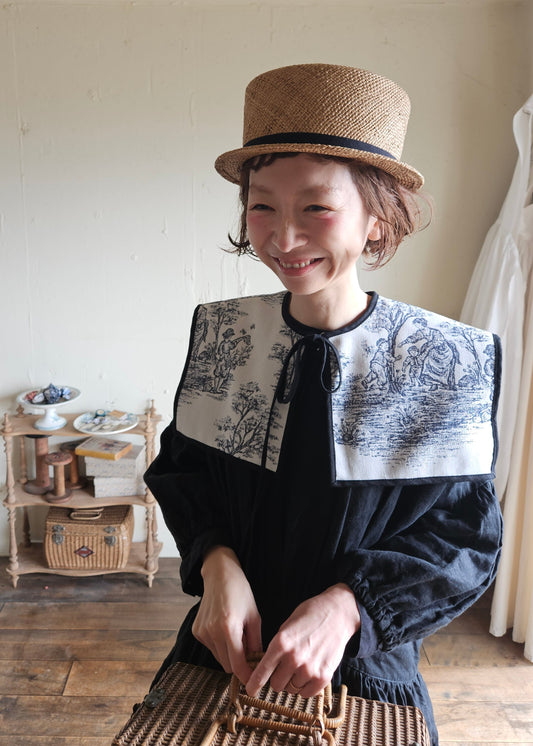 トワルドジュイ ヒミツのセーラーつけ襟      gobelin toile de jouy