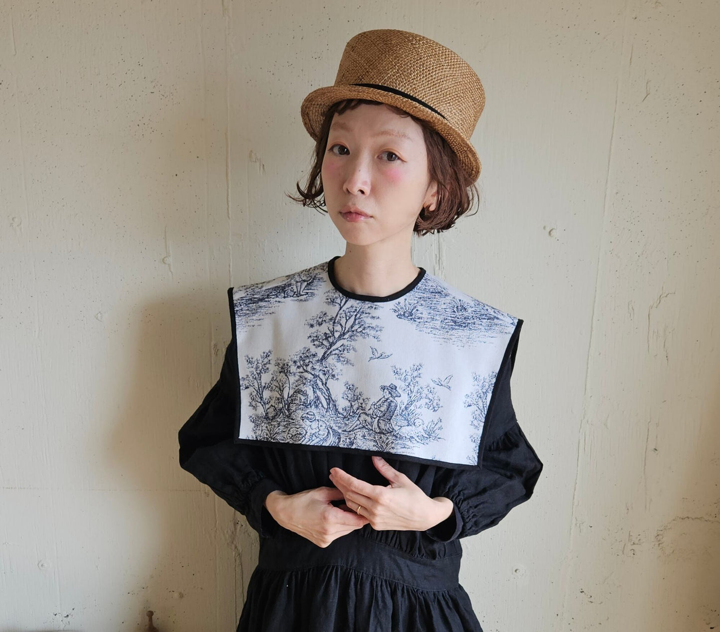 トワルドジュイ ヒミツのセーラーつけ襟      gobelin toile de jouy