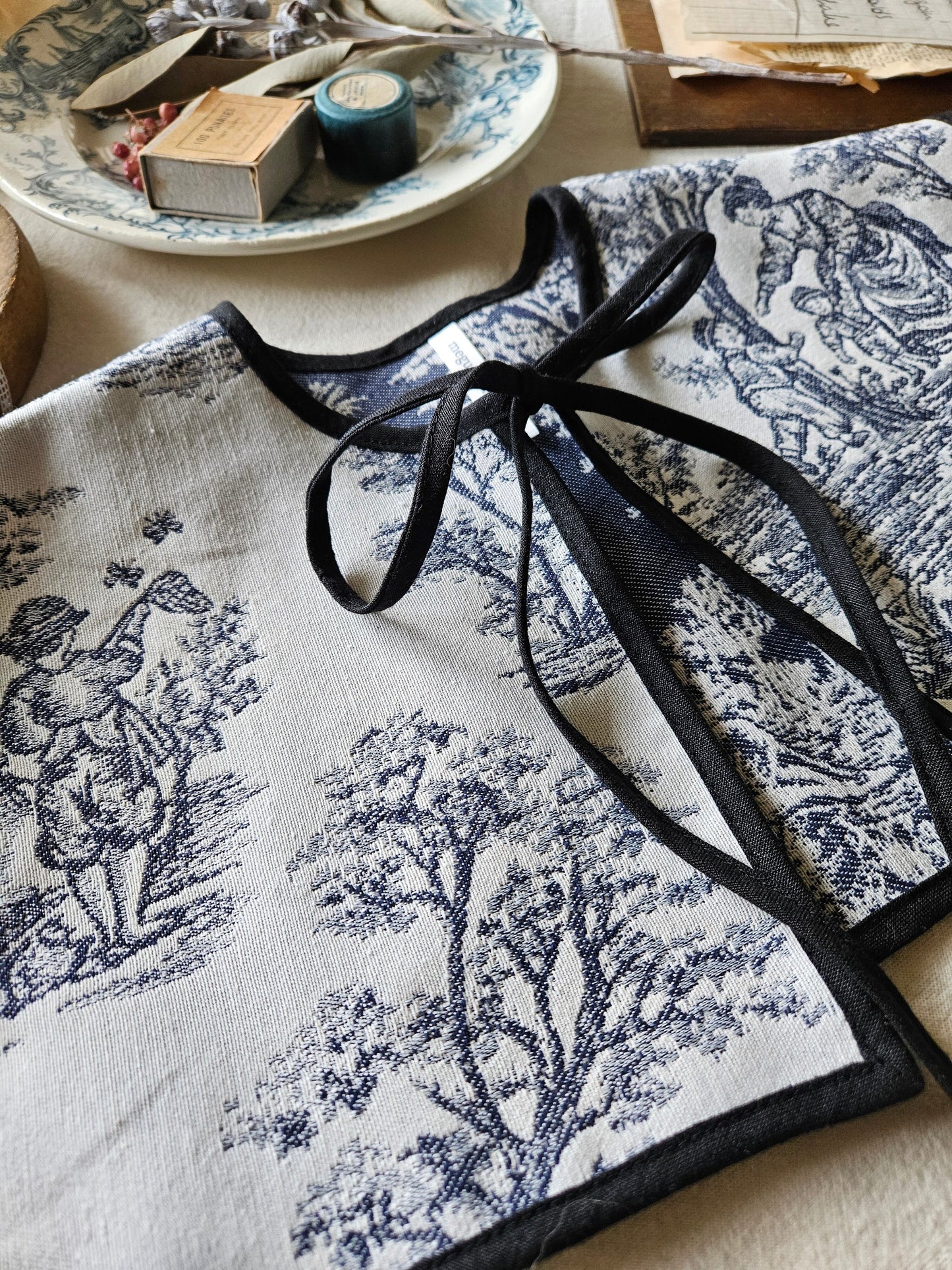 トワルドジュイ ヒミツのセーラーつけ襟      gobelin toile de jouy