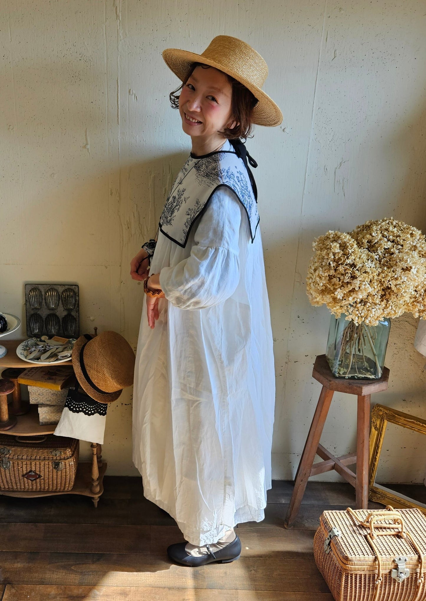 トワルドジュイ ヒミツのセーラーつけ襟      gobelin toile de jouy