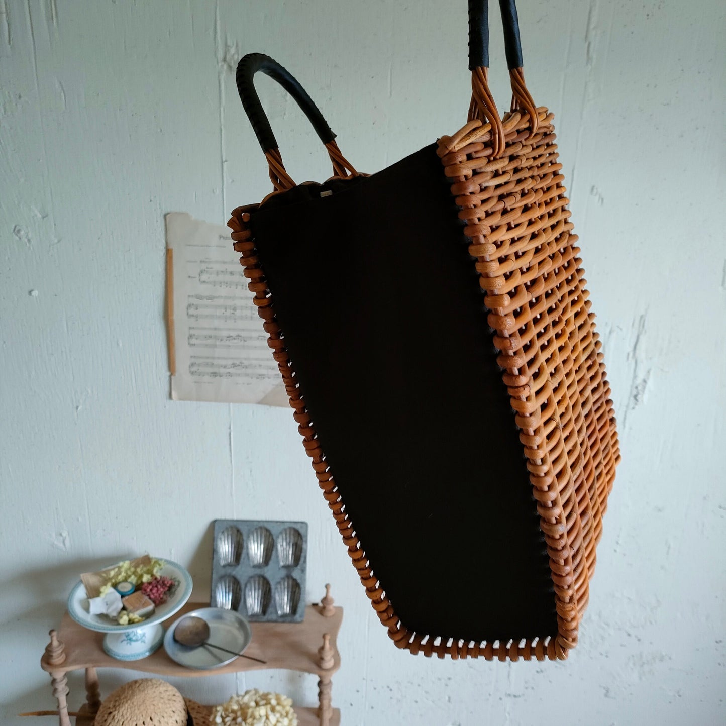 Ararog tote bag アラログトートバッグ　アラログかごバッグ　カゴバッグ　ラタンかごバッグ　