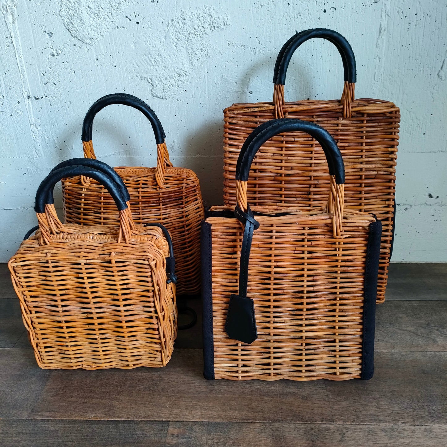Ararog tote bag アラログトートバッグ　アラログかごバッグ　カゴバッグ　ラタンかごバッグ　