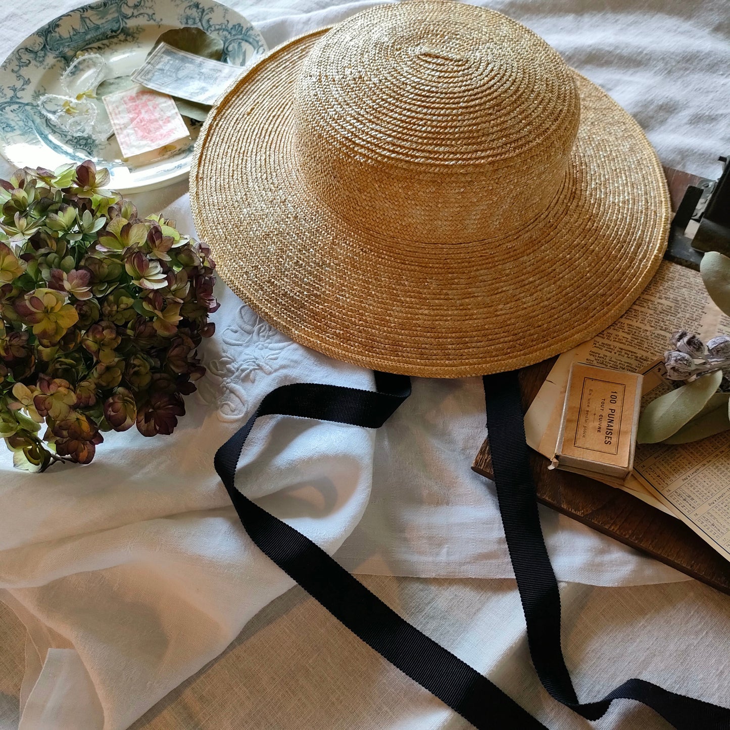 LILLIAN  Straw Hat  リリアン　ストローハット　麦わら帽子　