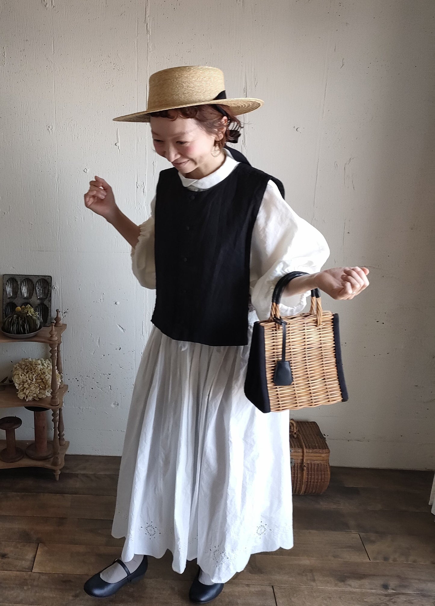 Ararog key bag アラログキーバッグ　アラログかごバッグ　かごバッグ　ラタンかごバッグ