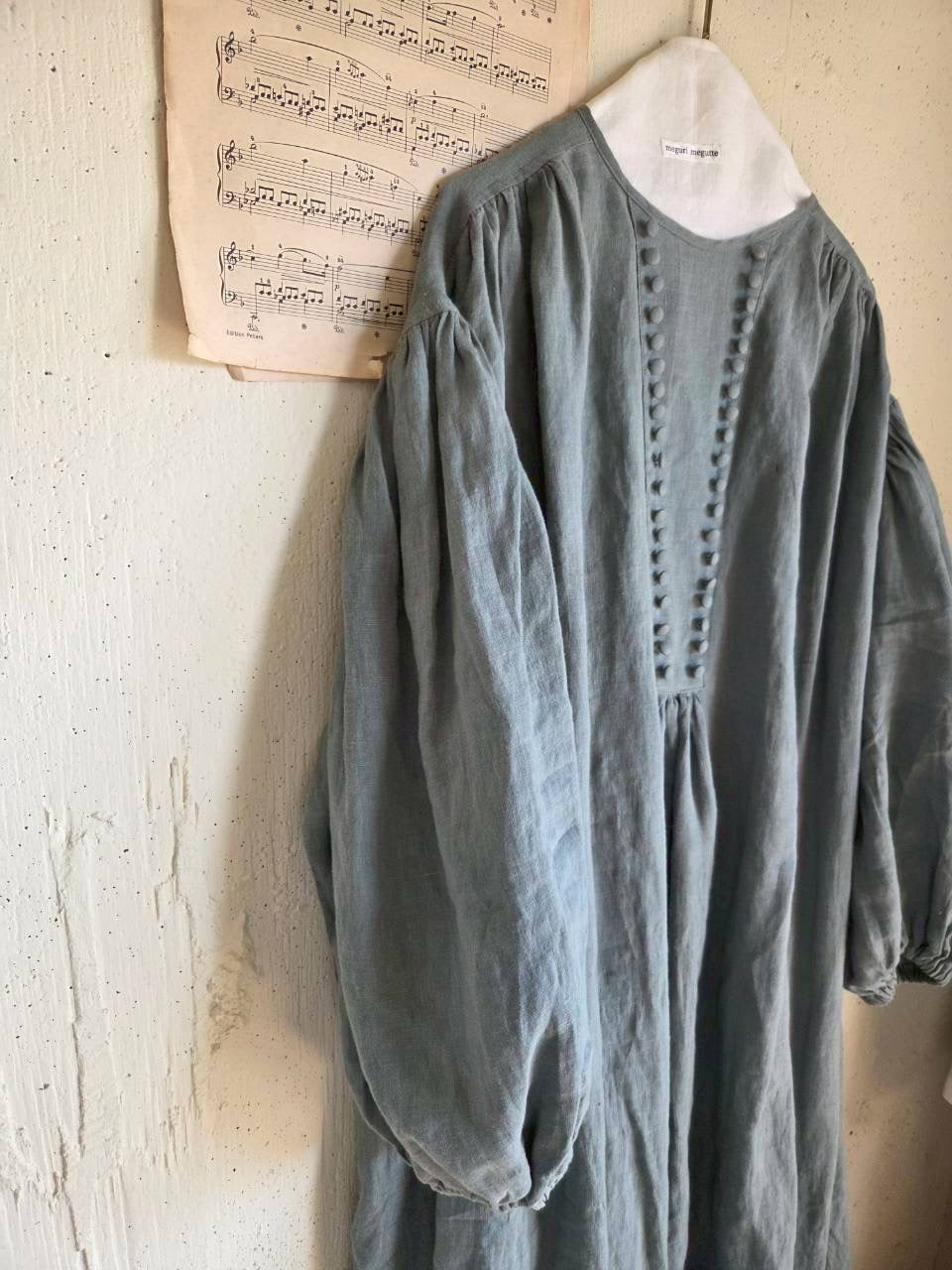 【ノスタルジックグリーン】モノガタリワンピース　monogatari one-piece
