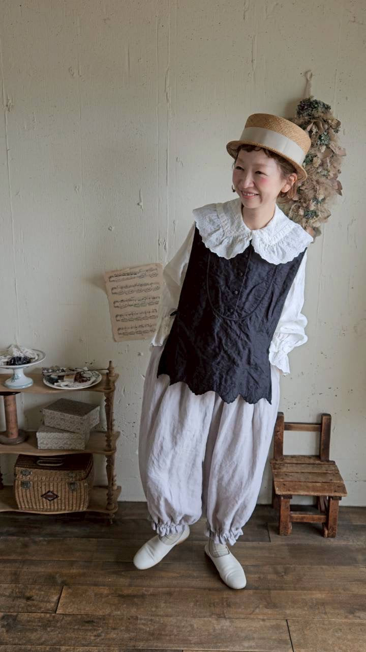 《即納》アンティークフリルブラウスRoyal  White　ameri Antique frills blouse