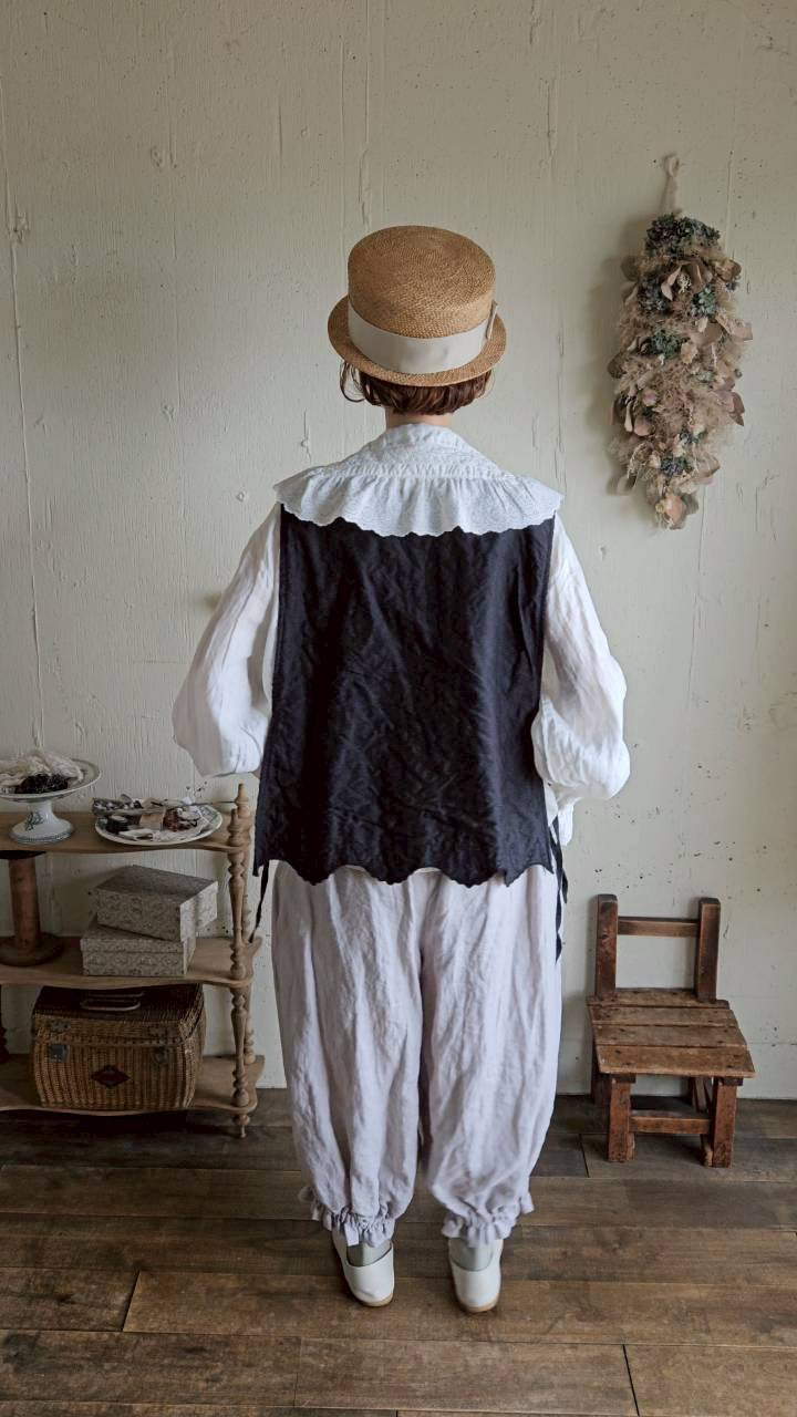 《即納》アンティークフリルブラウスRoyal  White　ameri Antique frills blouse