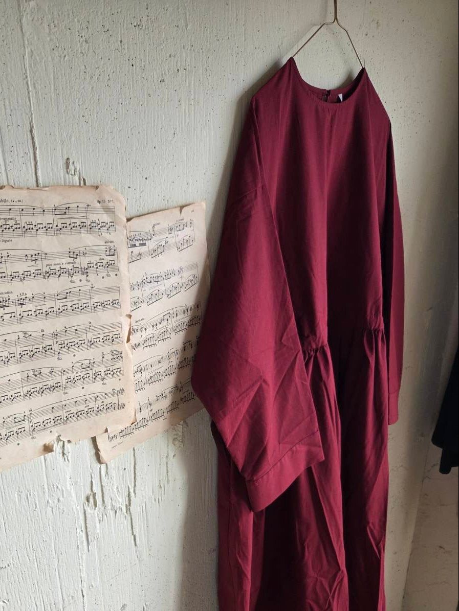 【即納】シュクレワンピース　wine red   Sucre one piece