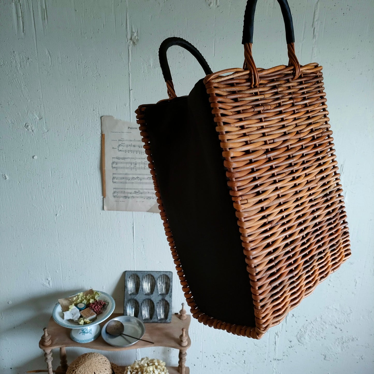 Ararog tote bag アラログトートバッグ　アラログかごバッグ　カゴバッグ　ラタンかごバッグ　