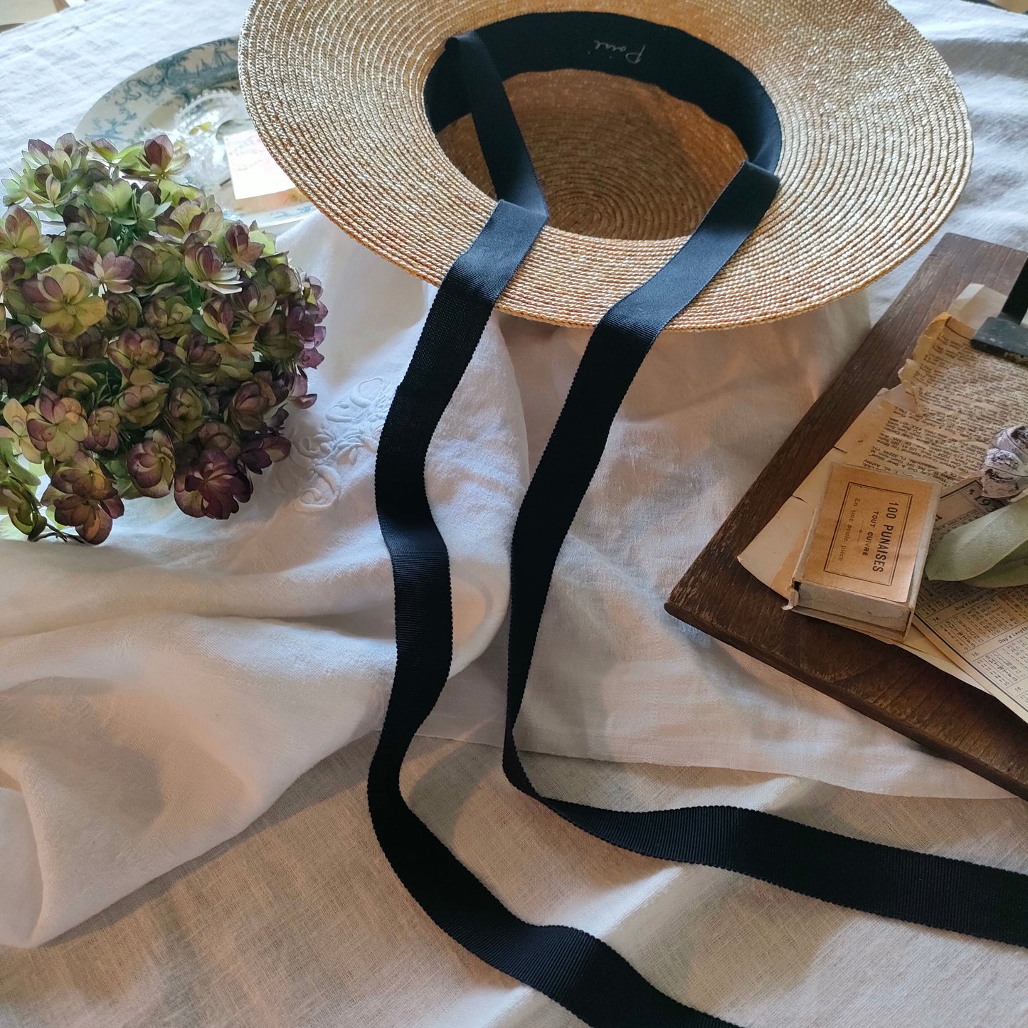 LILLIAN  Straw Hat  リリアン　ストローハット　麦わら帽子　