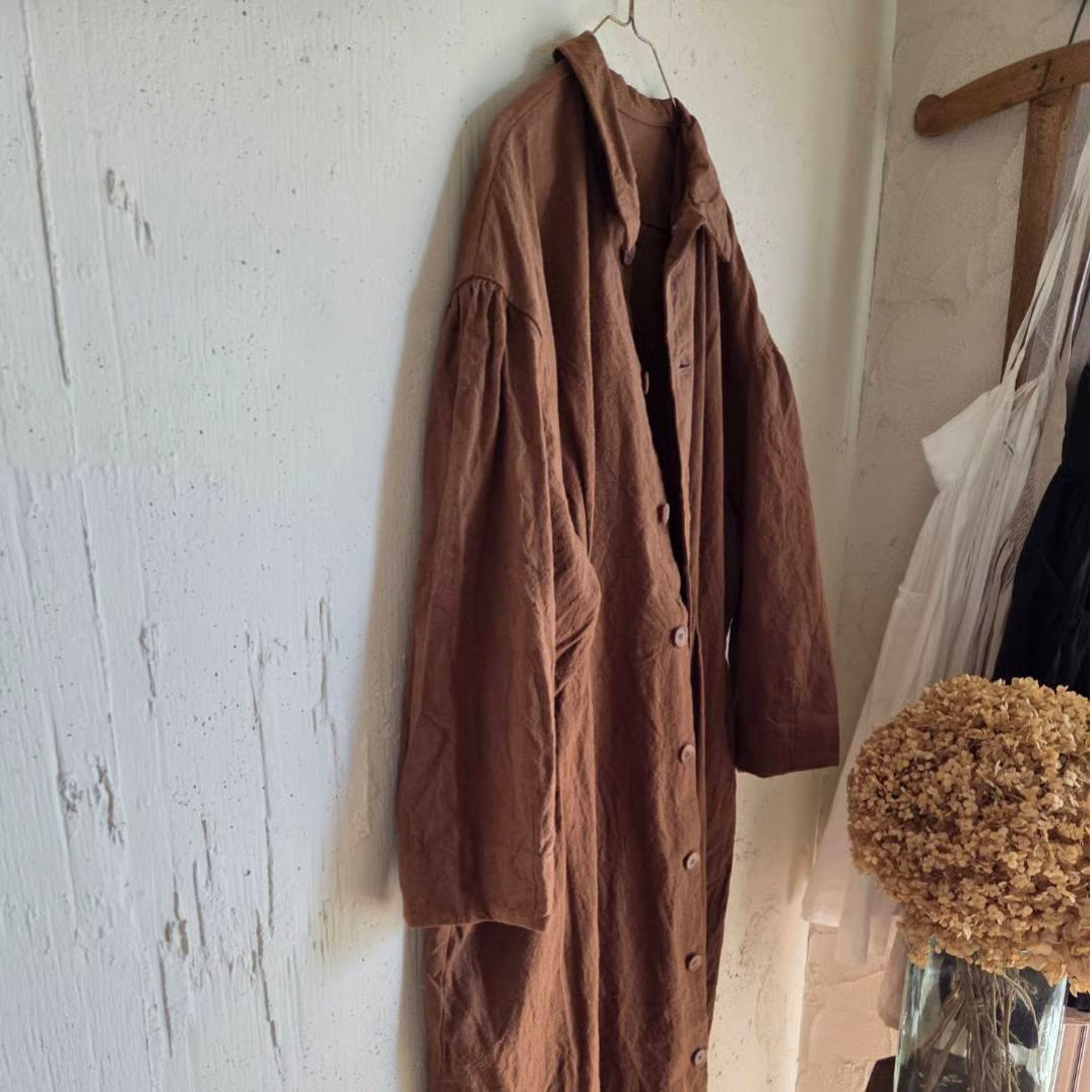 《Almond》インターキャンバスコート　painter  canvas coat