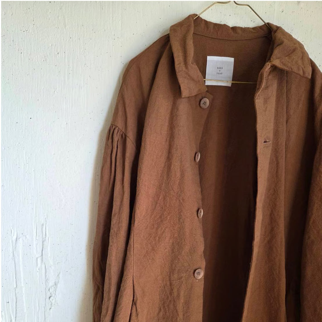 《Almond》インターキャンバスコート　painter  canvas coat