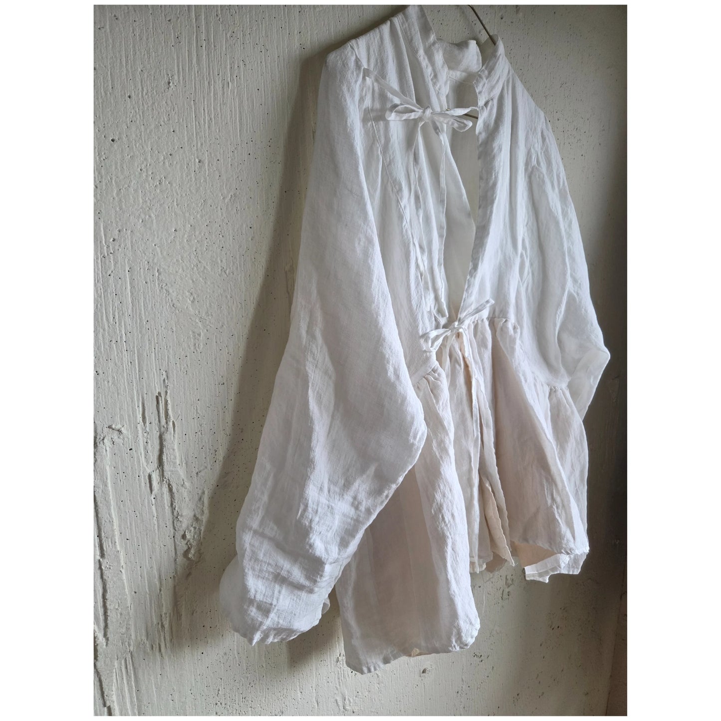 リネンカシュクールジャケット　Linen cachecoeur Jacket