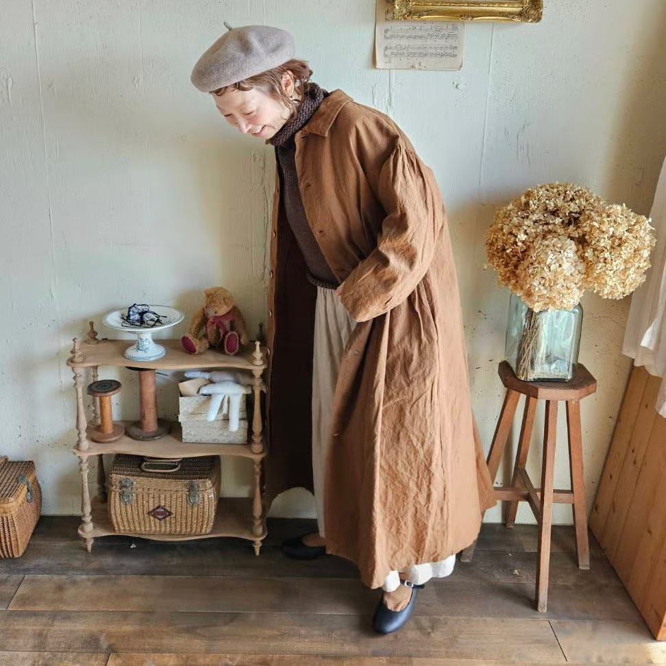 《Almond》インターキャンバスコート　painter  canvas coat