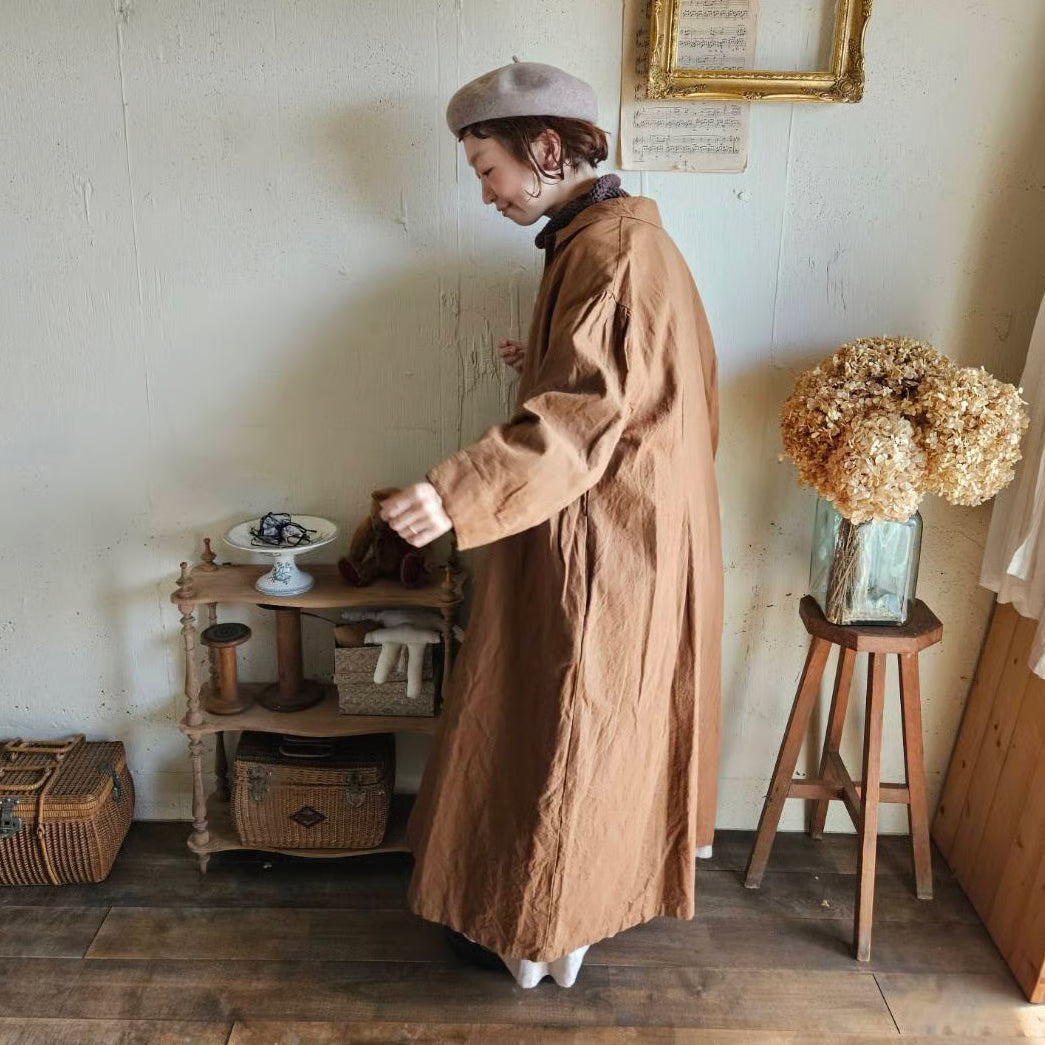 《Almond》インターキャンバスコート　painter  canvas coat