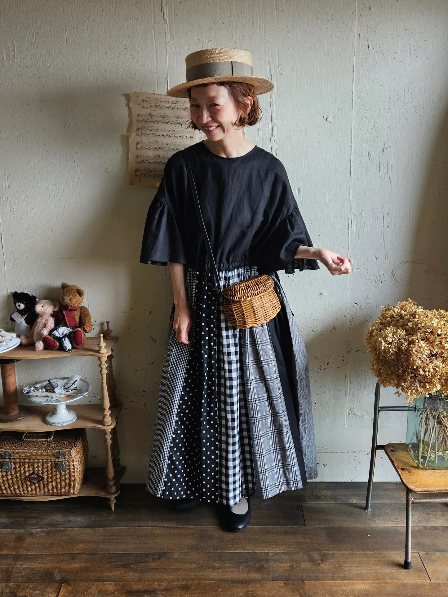 【送料無料・即納】ドレミのワンピース♩　　Doremi♪one-piece